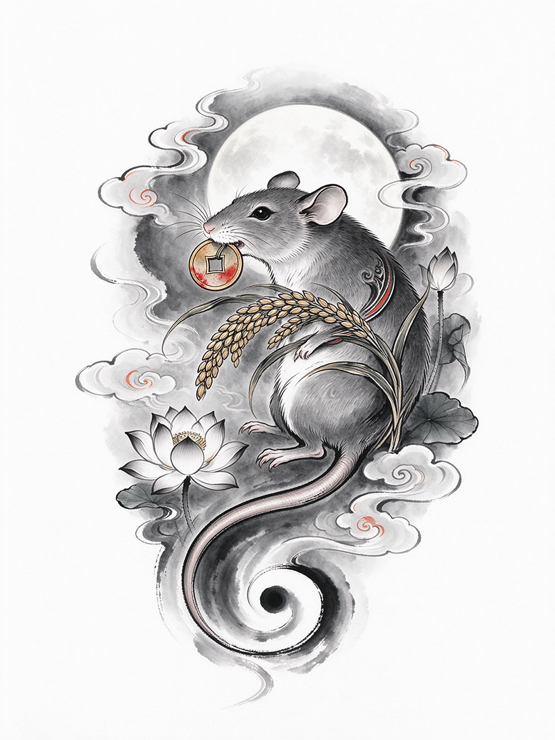 十二生肖鼠 — Zodiac Rat